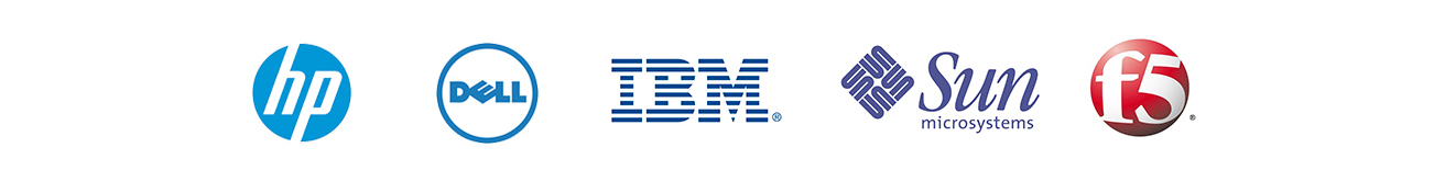 HP、DELL、IBM、SUN、F5品牌logo图