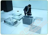 中冶集团机房搬迁项目现场粘贴设备标识