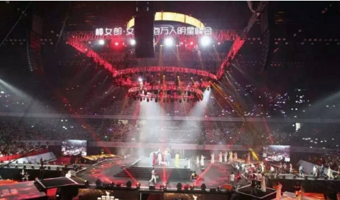 深圳棒女郎万人明星峰会无线覆盖现场图